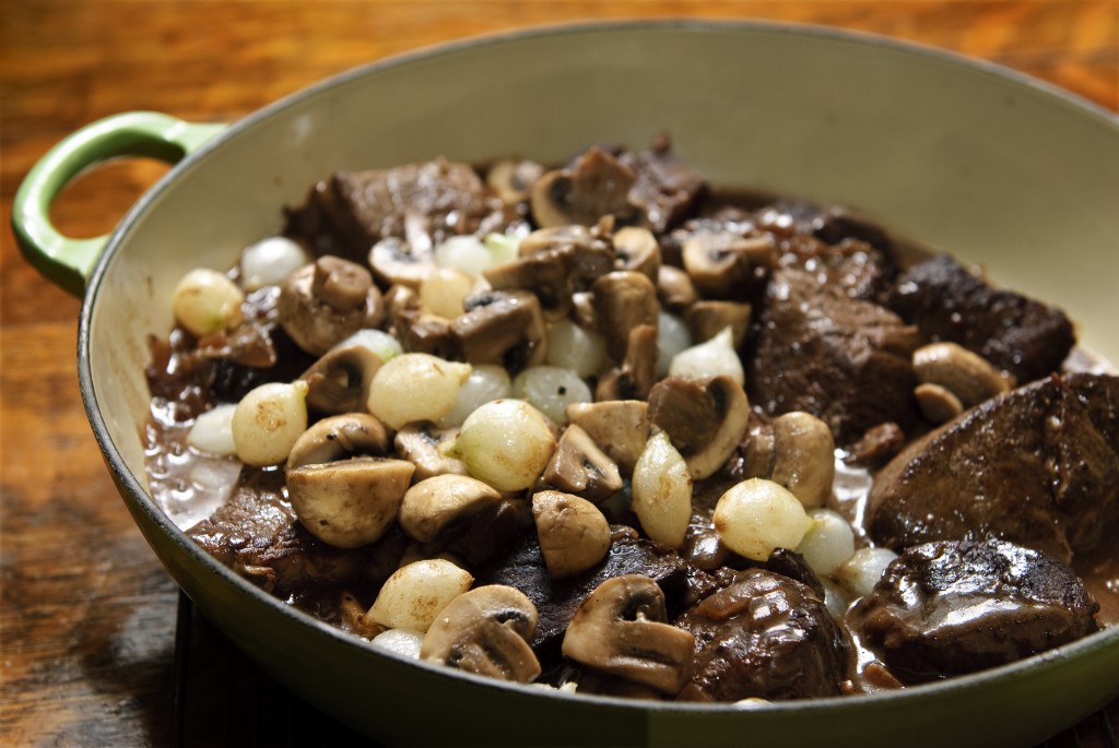 Boeuf Bourguignon made with short ribs