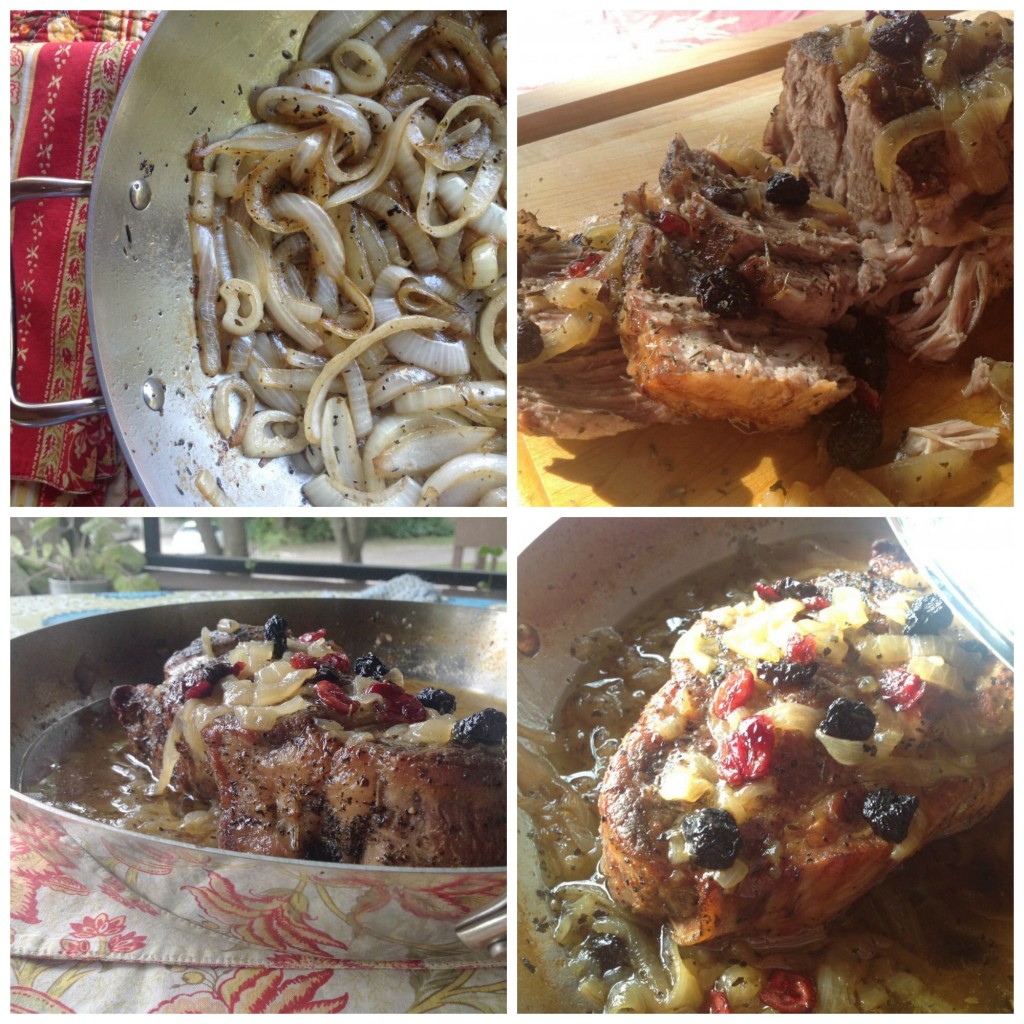 Pork Roast in the All-Clad Braiser. 