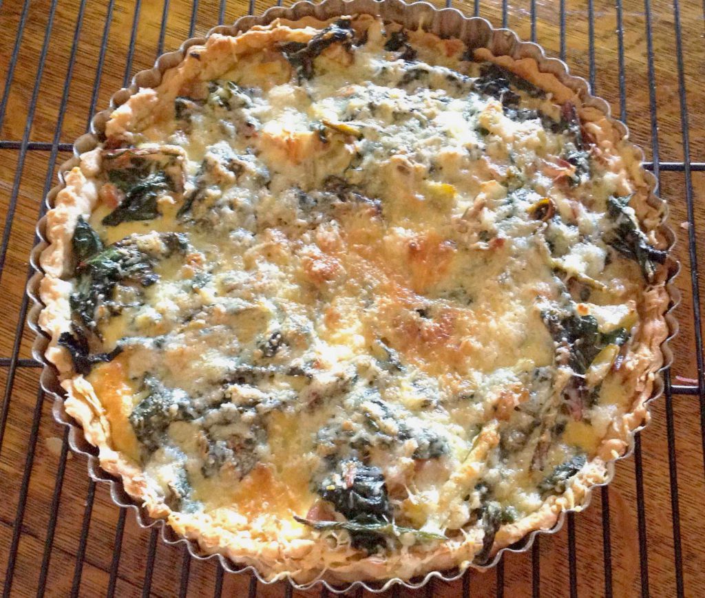 Every time I make my Swiss Chard Tart (above), I think of cozy old Sospel.